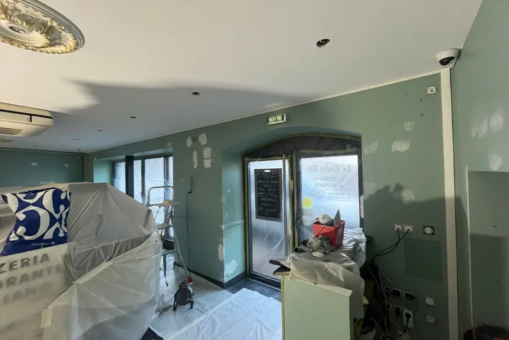 projet de rénovation intérieure pour un restaurant à Bénodet