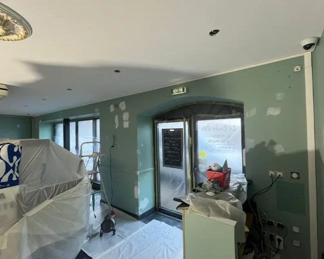 projet de rénovation intérieure pour un restaurant à Bénodet