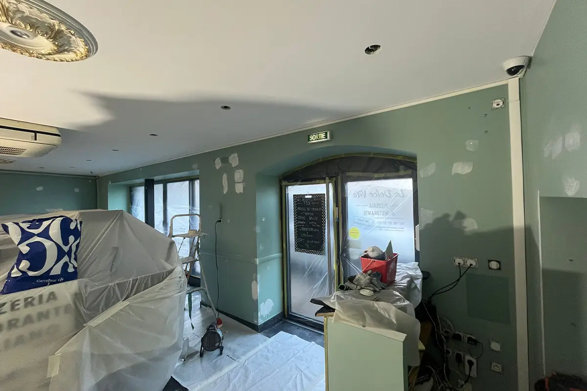 projet de rénovation intérieure pour un restaurant à Bénodet