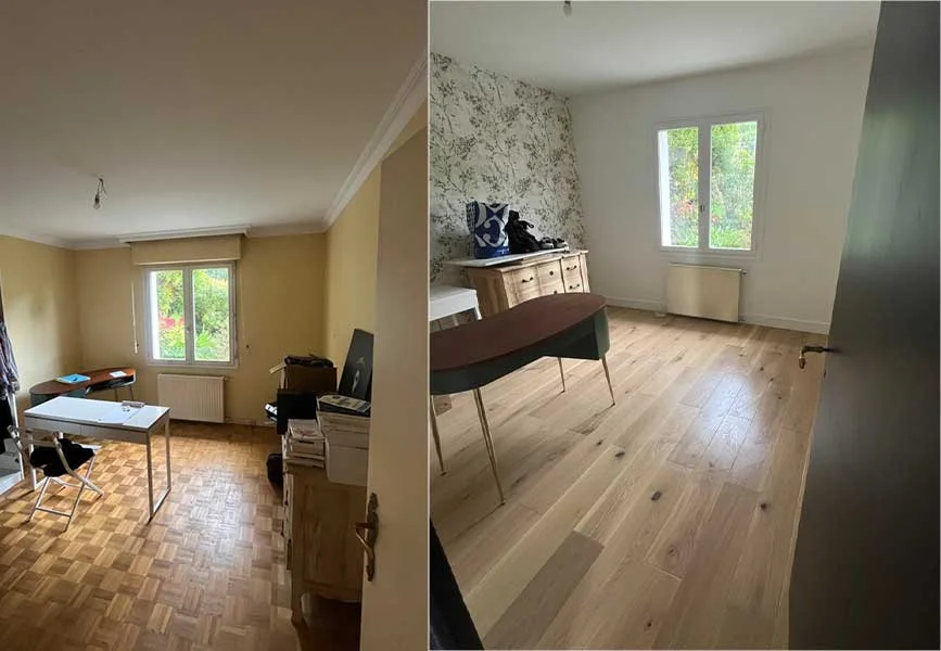 Rénovation pièce : revêtement mural et décoration