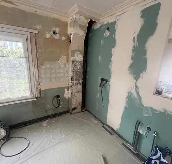 Quartier de Kerfeunteun (Quimper) projet de rénovation intérieure partielle d'une maison.